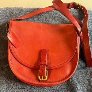 Vintage Coach saddle bag